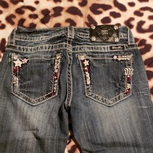 Miss Me Cuffed Jean Capris Size 26